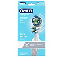Oral-B Vitality Toothbrush Rechargeable Dual Clean Powered By Braun - Each