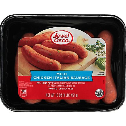 Jewel Mild Italalian Chicken Sausage - 16 Oz - Image 2