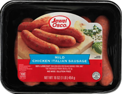 Jewel Mild Italalian Chicken Sausage - 16 Oz - Image 2