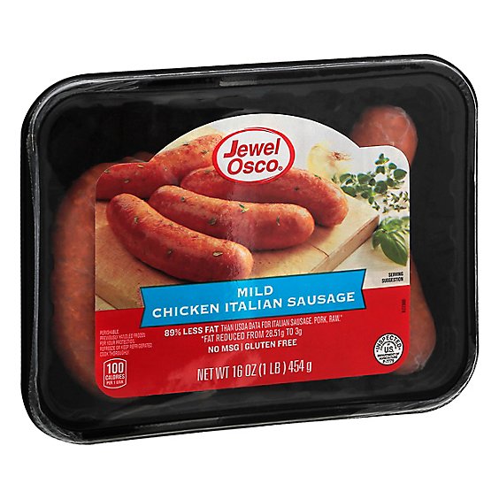 Jewel Mild Italalian Chicken Sausage - 16 Oz