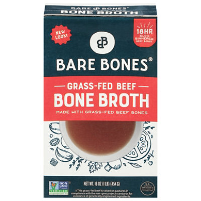 Bare Bones Bone Broth Classic Beef - 16 Oz
