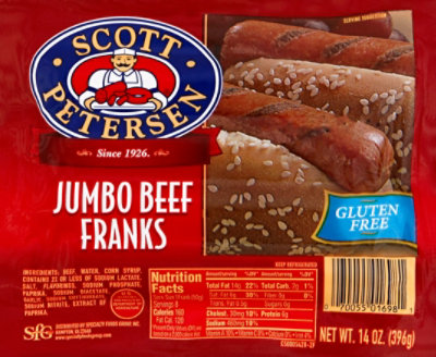 Scott Petersen Beef Franks - 14 Oz - Image 2