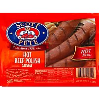 Scott Petersen Hot Beef Polish Sausage - 20 Oz - Image 2