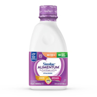 Similac Alimentum With 2 FL HMO Ready To Feed Baby Formula Bottle - 32 Fl. Oz. - Image 1