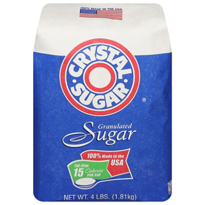 Crystal Granulated Sugar - 4 Lb - Image 2