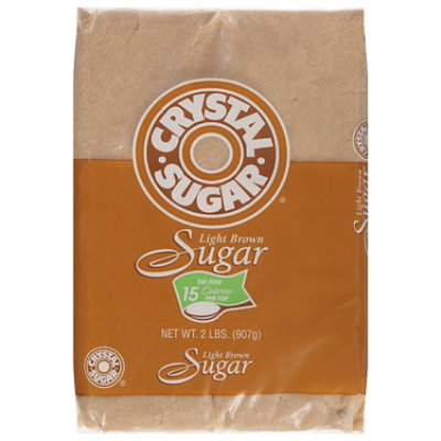 Crystal Sugar Light Brown Sugar - 2 Lb - Image 2