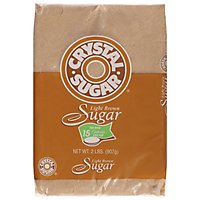 Crystal Sugar Light Brown Sugar - 2 Lb - Image 1