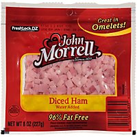 John Morrell Diced Ham Water Added - 8 Oz - Image 1