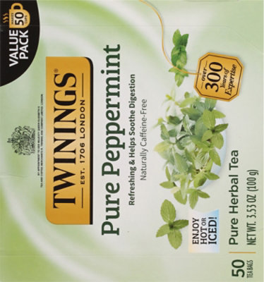 Twining Tea Tea Pure Peppermint - 50 Bag - Image 5