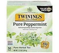 Twining Tea Tea Pure Peppermint - 50 Bag
