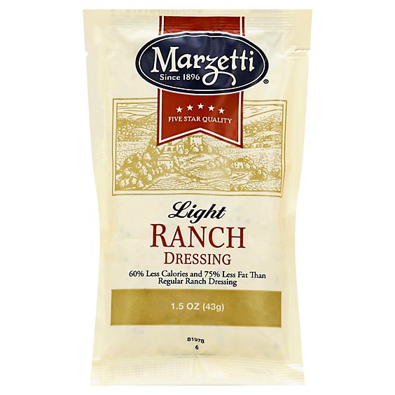 Mazetti Light Ranch Dressing Pouch - 1.5 Oz