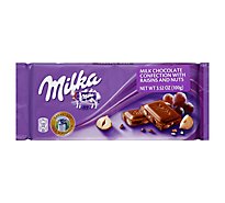 Milka Alpine Milk Chocolate Raisins And Nuts - 3.52 Oz