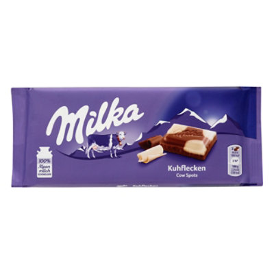 Milka Happy Cows Milk & White Chocolate - 3.52 Oz - Image 1