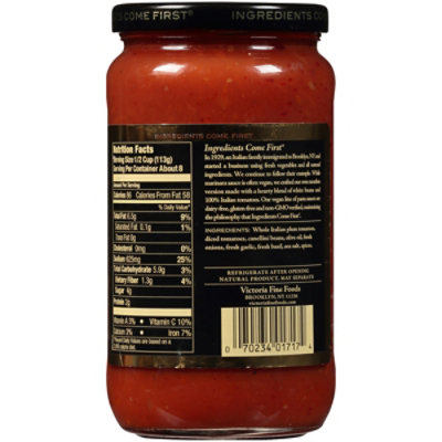 Ragu spaghetti sauce nutrition label