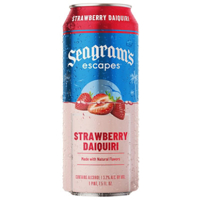 Seagram's Escapes Strawberry Daiquiri Can - 23.5 Oz - Image 3