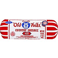 Old Fold Hot Roll Sausage - 16 Oz - Image 2