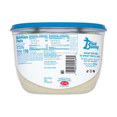 Blue Bunny Vanilla Ice Cream - 48 Fl. Oz. - Image 3