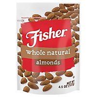 Fisher Whole Natural Almonds - 4.5 Oz - Image 1