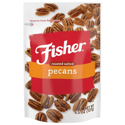 Fisher Roast Mammoth Pecans - 4.5 Oz - Image 1