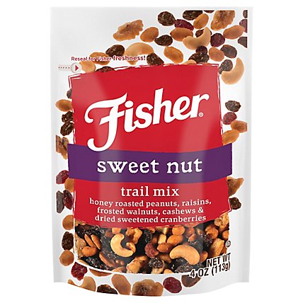 Fisher Sweet Nut Trail Mix - 4 Oz - Image 1