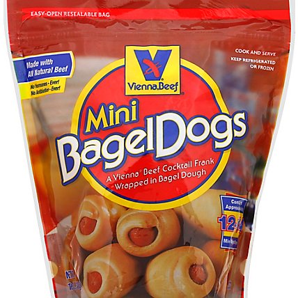 Vienna Beef Mini Bagel Dogs - 12 Oz - Image 2