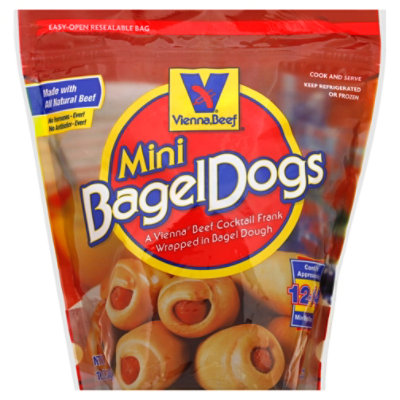 Vienna Beef Mini Bagel Dogs - 12 Oz - Image 1