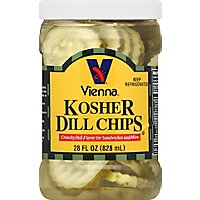 Vienna Kosher Pickle Chips - 28 Oz - Image 2