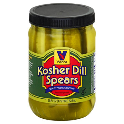 Vienna Kosher Pickle Spears - 28 Oz - Image 1