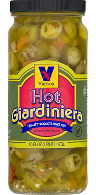 Vienna Hot Giardiniera - 16 Oz - Image 1