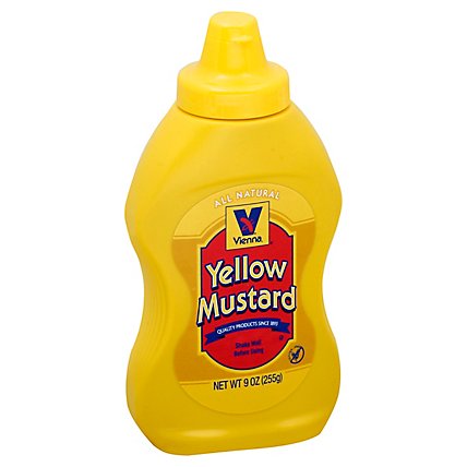Vienna Yellow Mustard - 9 Oz - Image 1