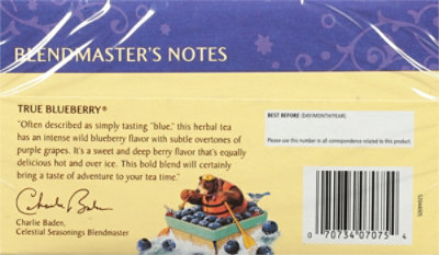 Celestial Seasonings Hrbl True Blueberry - 20 Count - Image 5