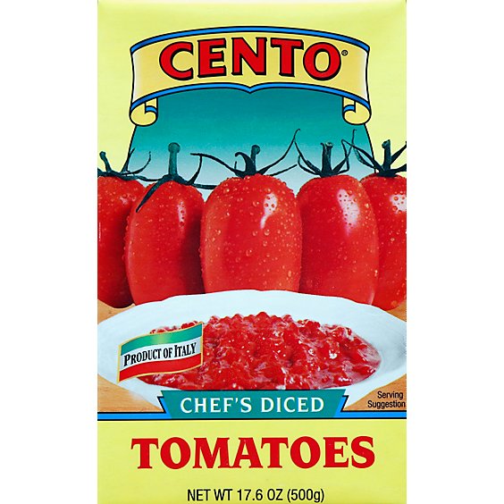 Cento Diced Tomato Aseptic - 17.6 Oz