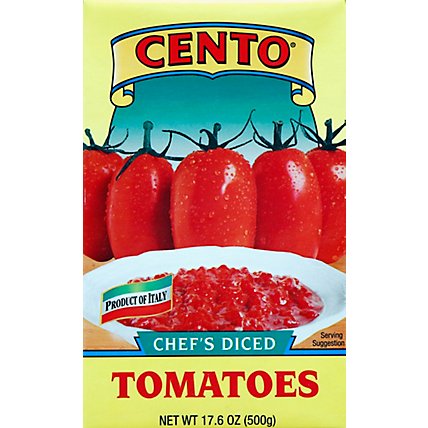 Cento Diced Tomato Aseptic - 17.6 Oz - Image 1