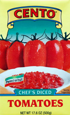 Cento Diced Tomato Aseptic - 17.6 Oz - tomthumb