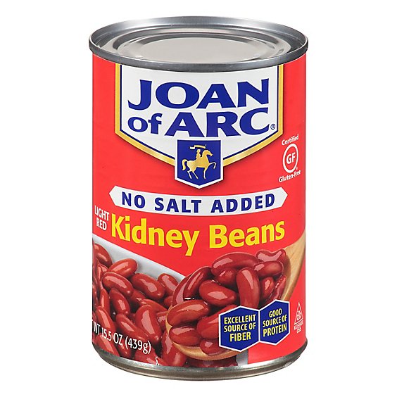 Joan Of Arc No Salt Kidney Beans - 15.5 Oz
