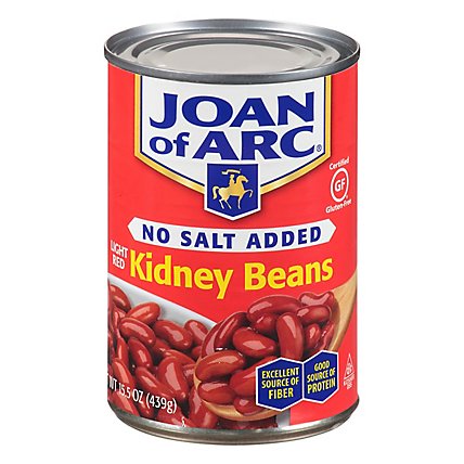 Joan Of Arc No Salt Kidney Beans - 15.5 Oz - Image 1