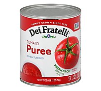 Dei Fratelli No Salt Added Puree Tomatoes - 28 Oz