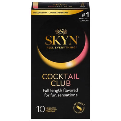 lifestyles skyn selection non latex lubricated condoms LifeStyles SKYN Elite Large Non-Latex Condom main image 1