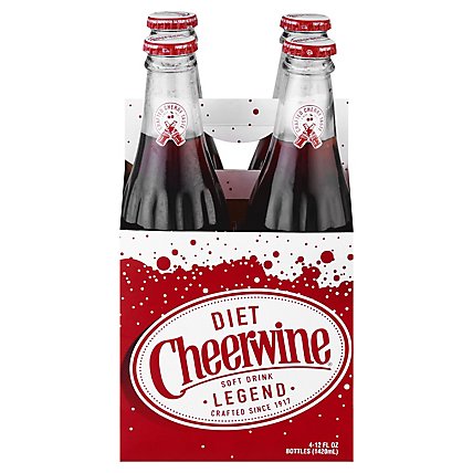 Cheerwine Diet Soda - 4-12 Fl. Oz. - Image 3