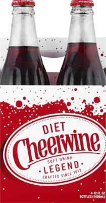 Cheerwine Diet Soda - 4-12 Fl. Oz. - Image 6