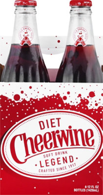 Cheerwine Diet Soda - 4-12 Fl. Oz. - Image 2