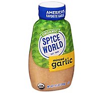 Spice World Garlic Minced Squeeze Organic - 9.5 Oz