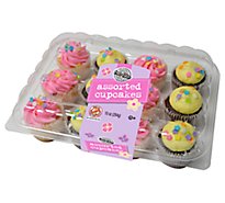 Two-Bite Cupcake Mini Spring Assorted 12 Count - 10 Oz