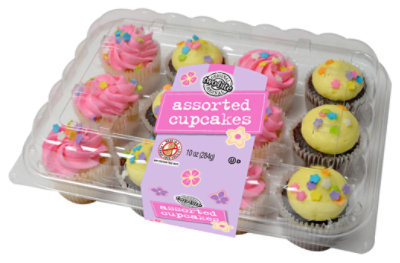 Two-Bite Cupcake Mini Spring Assorted 12 Count - 10 Oz - Image 1