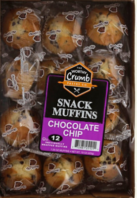 The Worthy Crumb Chocolate Chip Muffin Tray - Each - Image 2