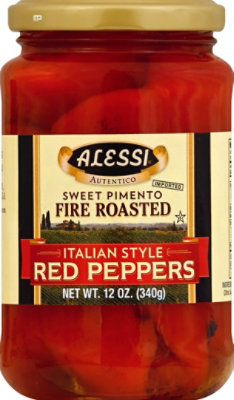 Alessi Roasted Peppers - 12 Oz - Image 2