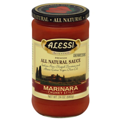 Alessi Sauce Marinara Chunky - 24 Oz
