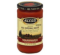 Alessi Sauce Marinara Chunky - 24 Oz
