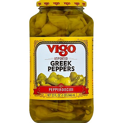 Vigo Greek Peppers 32 Oz - 32 Oz - Image 2
