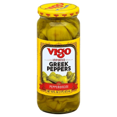 Vigo Peppers Greek - 16 Oz - Image 1